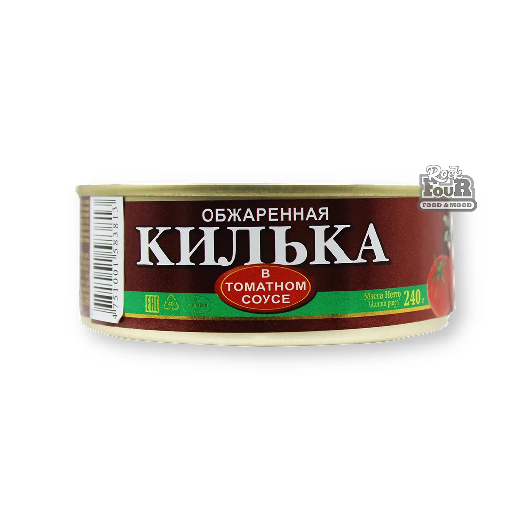 Sprat in tomato sauce "Riga Gold" 240g